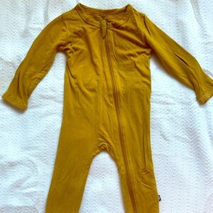 Kyte BABY Mustard Kids Zippered Footie